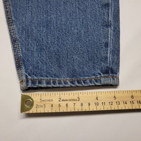 Old Navy Womens Jeans Size 10 Slouchy Taper Mid Rise Button Fly Crop 35 X 24 - Picture 13 of 13